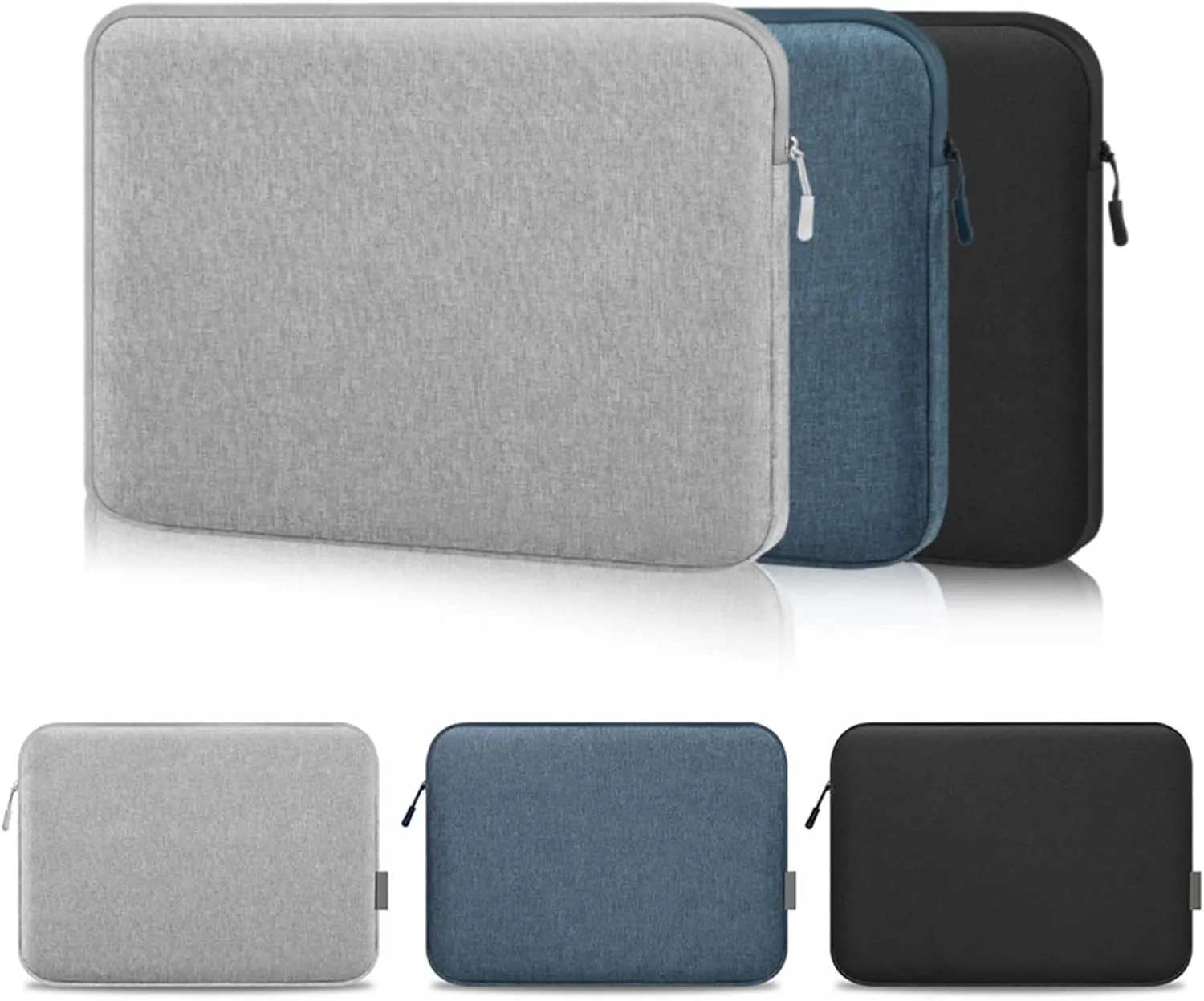 Laptop Bag Notebook Computer Liner Bag Liner Bag Protective Sleeve Laptop Bag Waterproof Laptop Case Computer Soft Cover(Deep Blue,11 inch)