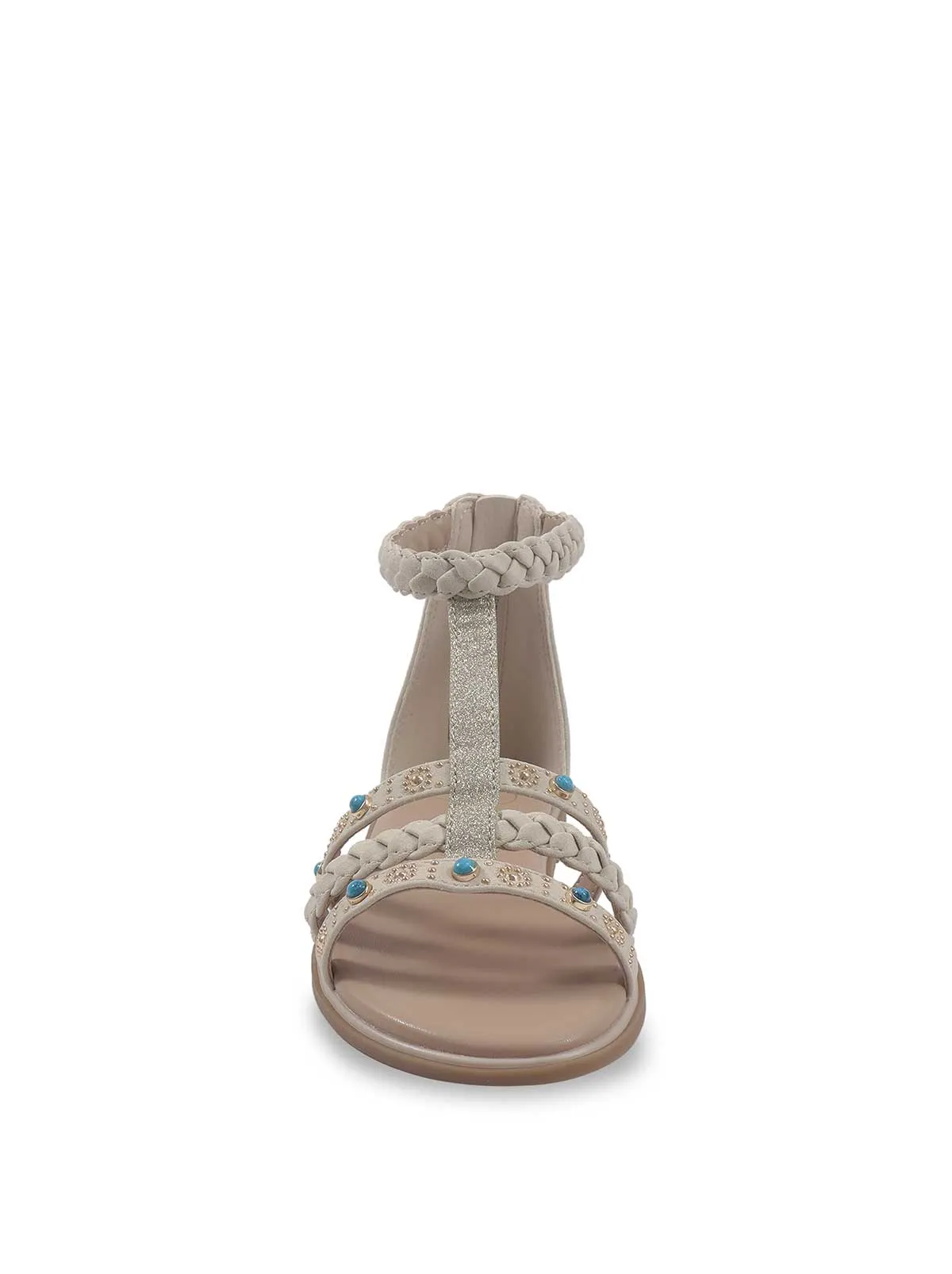 Little Girls' Val Neva Sandals in Cream
