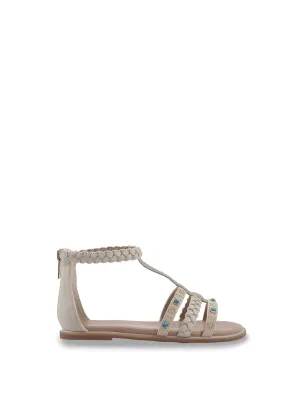 Little Girls' Val Neva Sandals in Cream