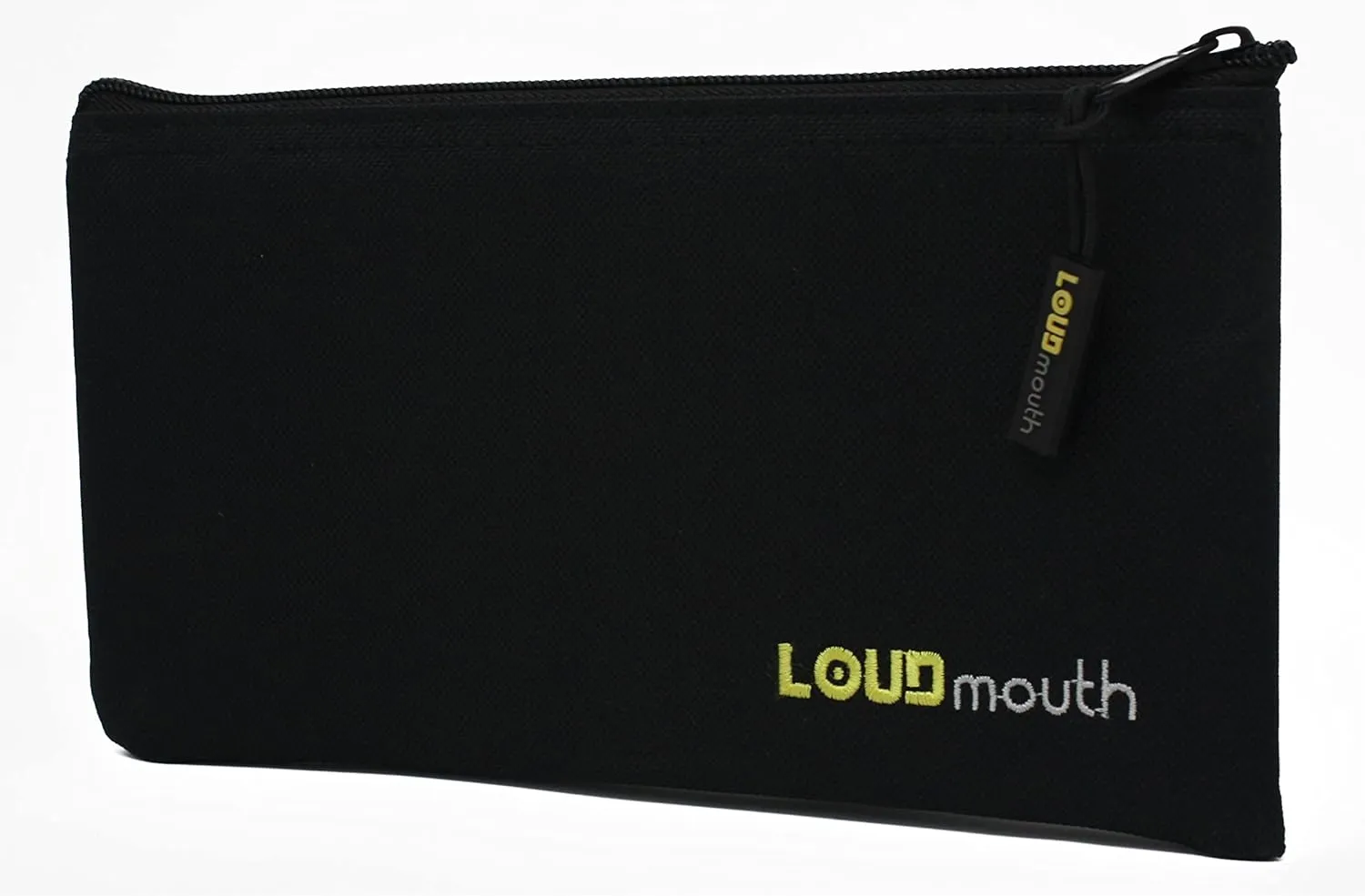 Loudmouth Zippered Pouch for Handheld Wired Microphones | Mic Bag | 9.25" x 5" (1 Pack)