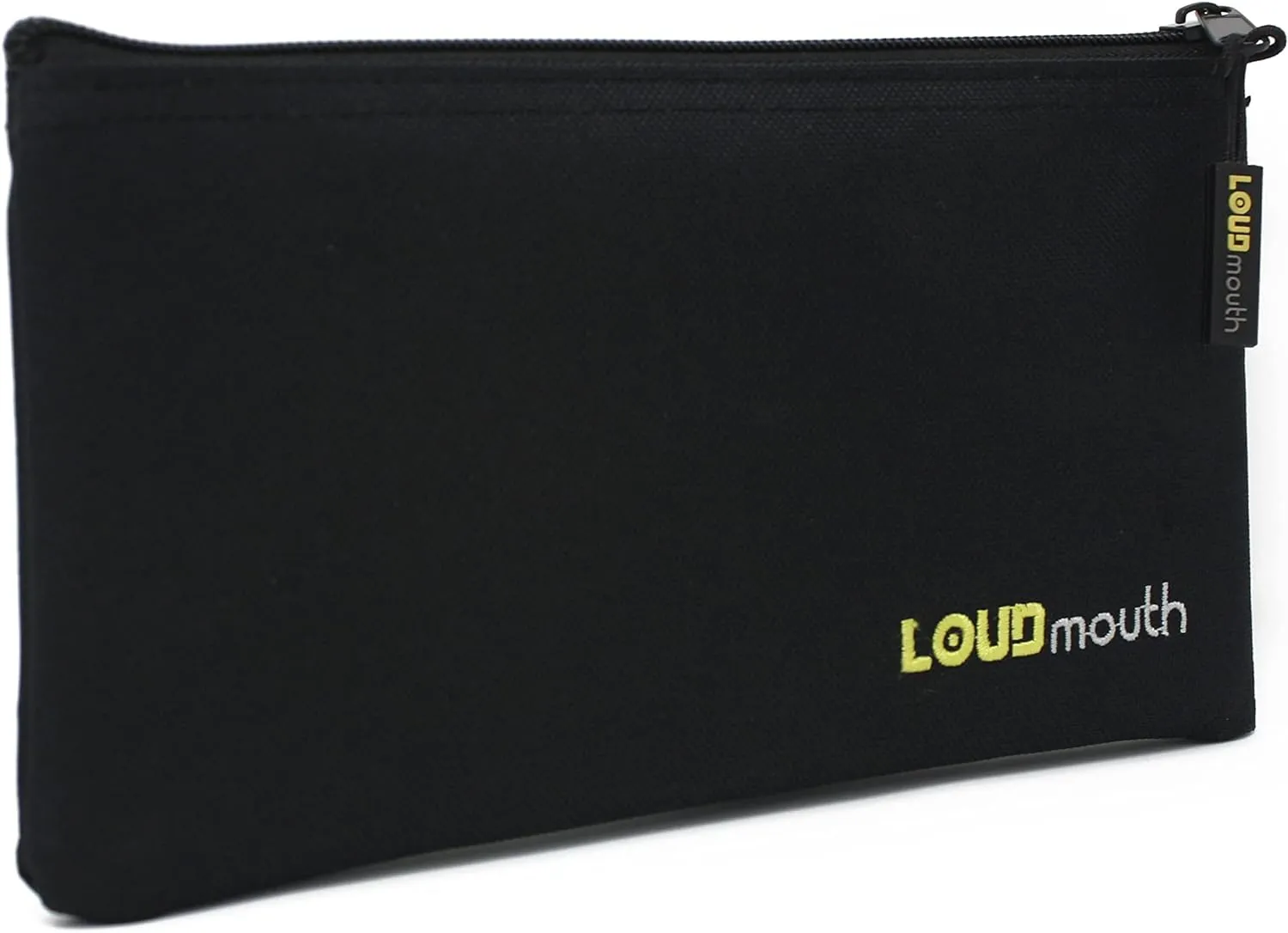 Loudmouth Zippered Pouch for Handheld Wired Microphones | Mic Bag | 9.25" x 5" (1 Pack)