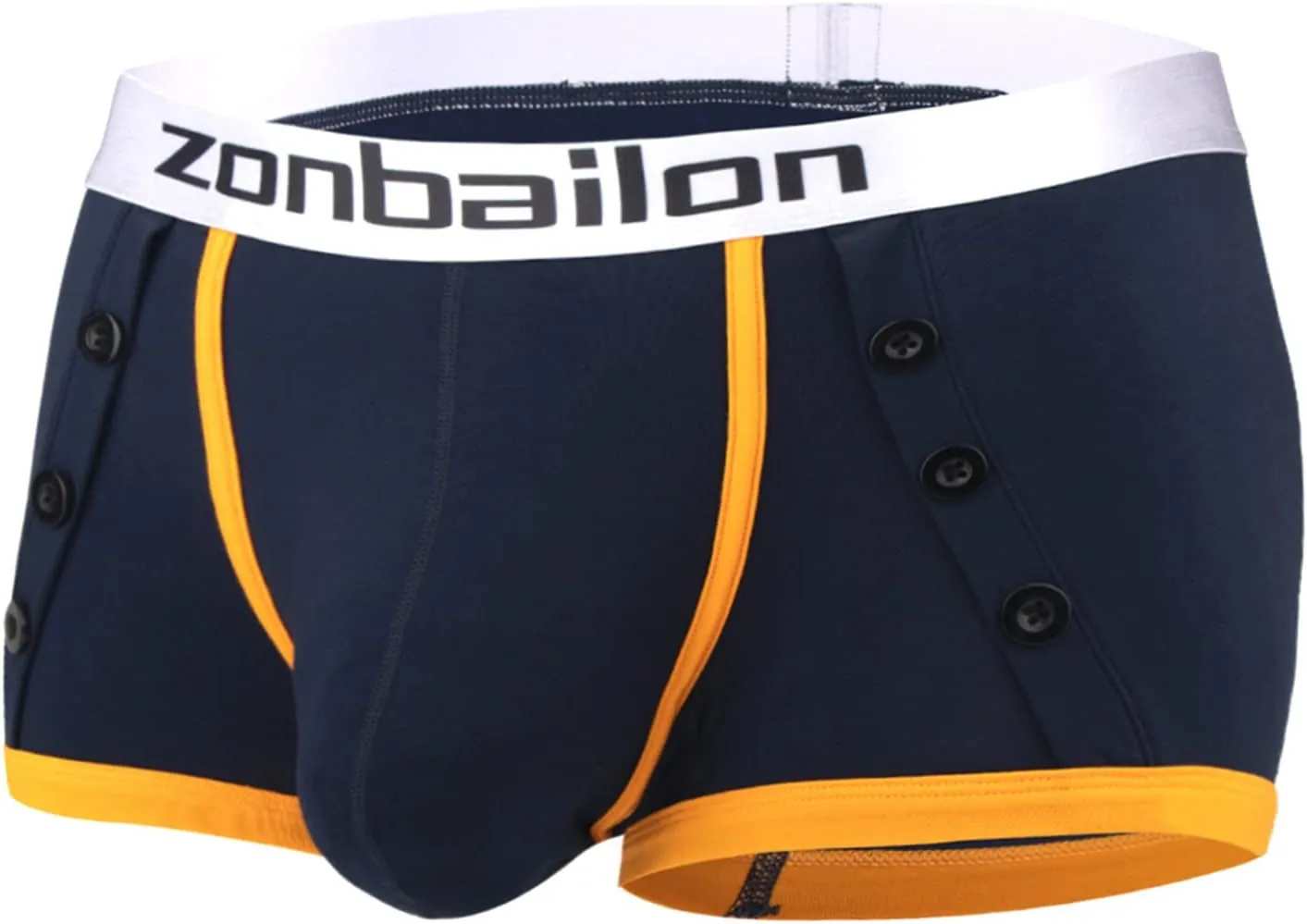 Mens Boxer Briefs Underwear with Bulge Ball Pouch Soft Breathable Stretchy Short Leg Trunks Male Underpants