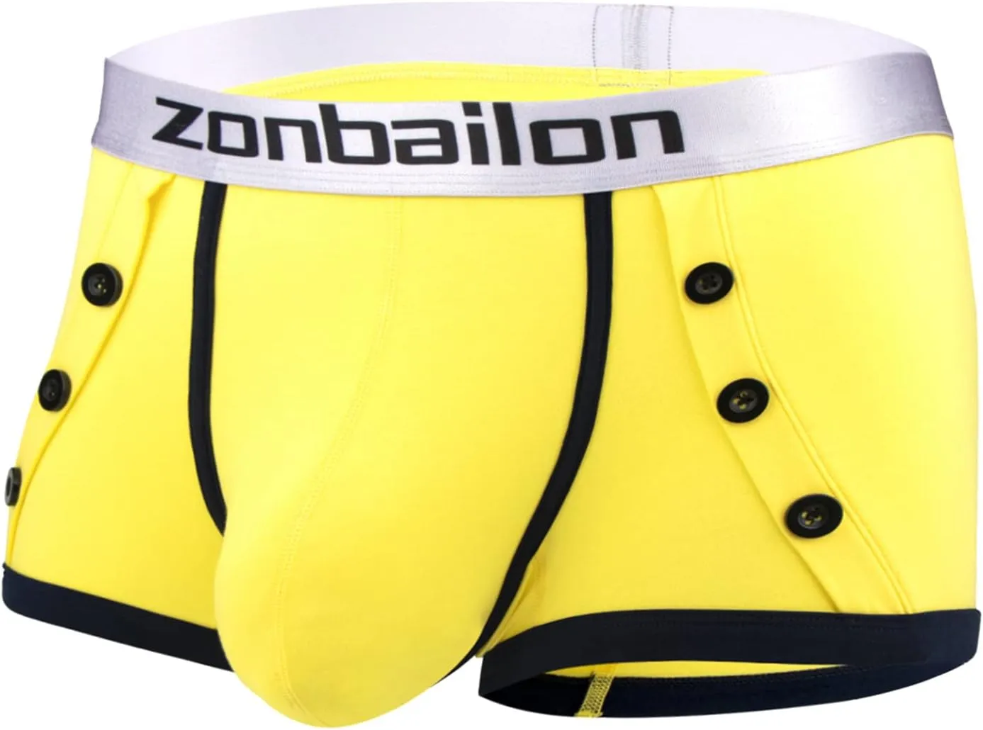 Mens Boxer Briefs Underwear with Bulge Ball Pouch Soft Breathable Stretchy Short Leg Trunks Male Underpants