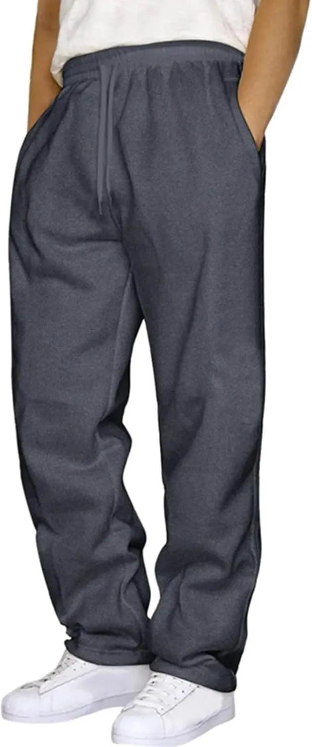 Mens Joggers Pants Stretch Drawstring Utility Construction Big and Tall Sweatpants Yoga Trousers Casual Gym Pants