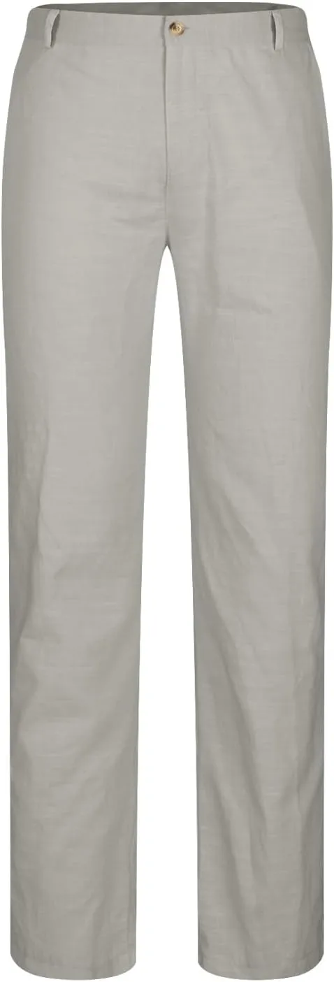 Men's Pants Casual with Pockets Summer Straight Leg Lightweight Wrinkle Resistant Loose Fit Trousers
