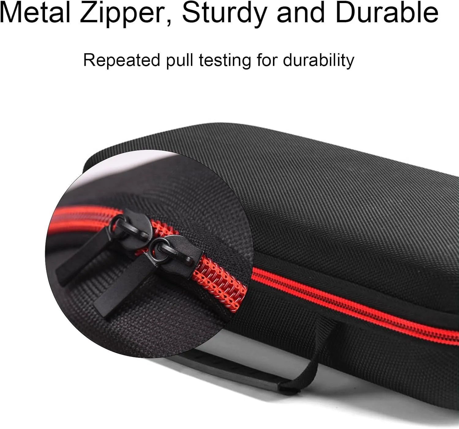 Microphone Case Dual Microphones Carrying Bag Mic Bag Storage Box Carry Case Water-Resistant Shock-Proof Black for Storing Two Microphones