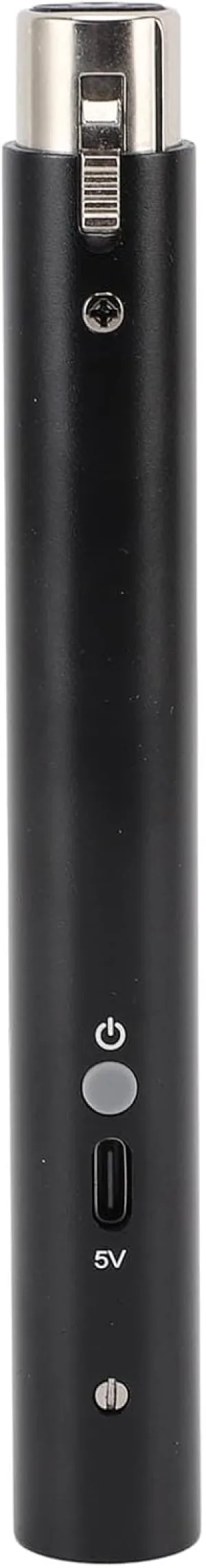 Microphone Preamp with 28dB Gain, Controllable Switch for Dynamic Microphones Stage Microphones Low Noise, Black