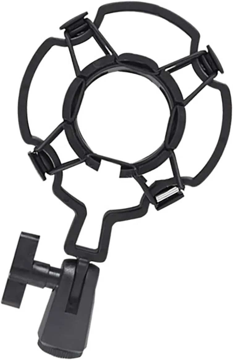 Microphones Holder,Professional Condenser Microphones Shock Mount Holder for Studio Diaphragm Microphones Clip