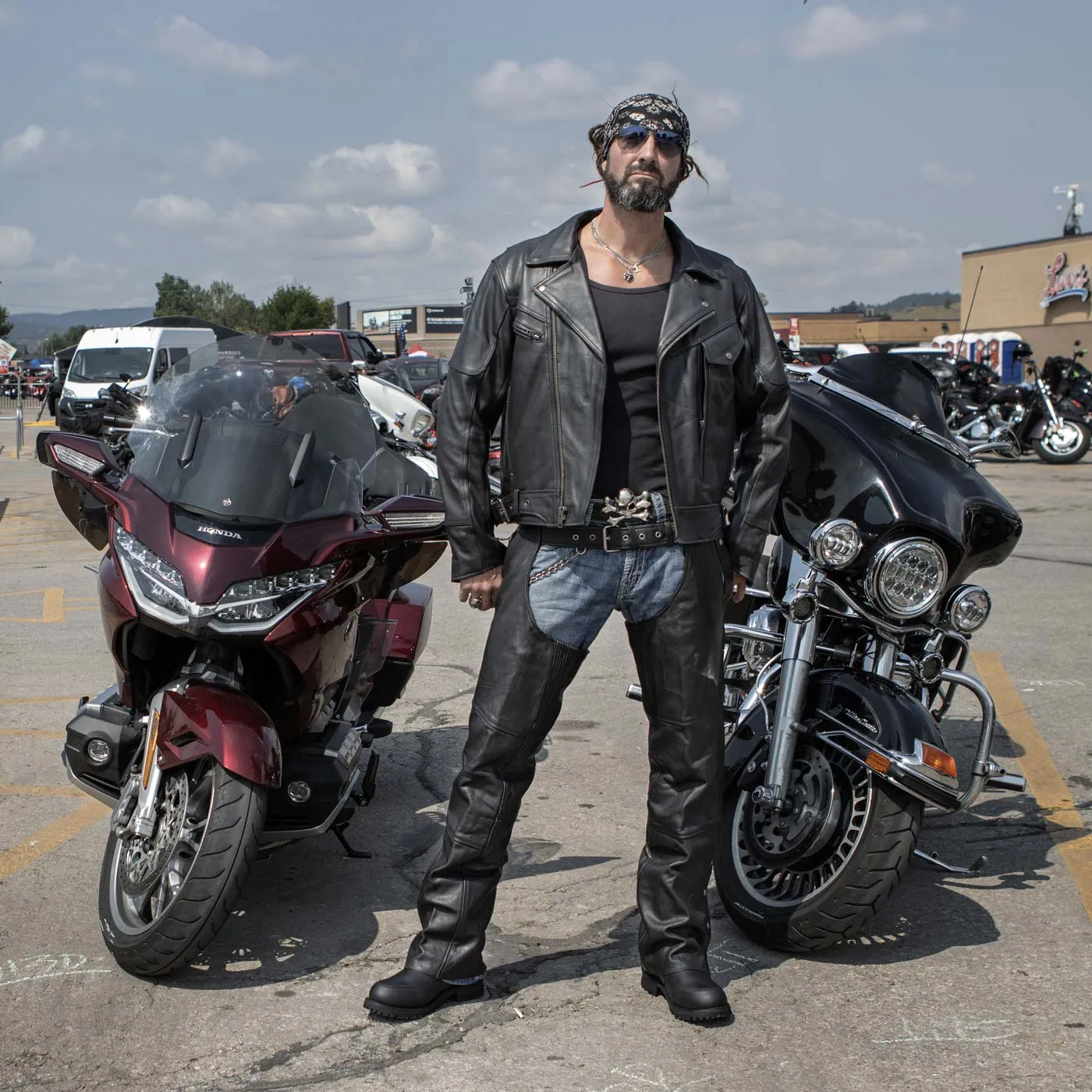 Milwaukee Leather LKM1770 Men's Black Premium Thick Leather Motorcycle