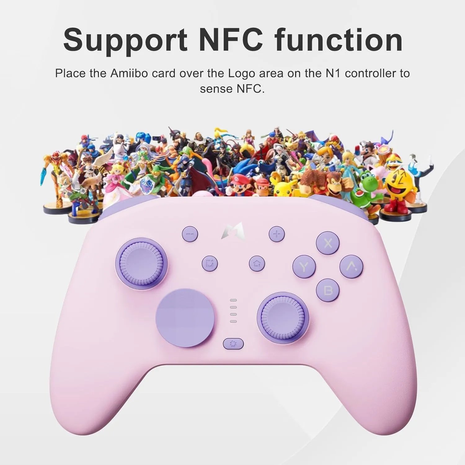 MOBAPAD N1 HD Nintendo Switch Controller Wireless, NFC, Hall Effect Joysticks, ALPS Motors, HD Vibration, Multi-Platform Support