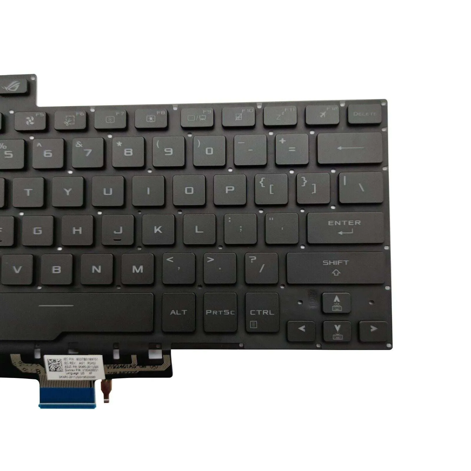 New Asus ROG Zephyrus G14 GA401 GA401U US English Backlit Keyboard 8037B0169701