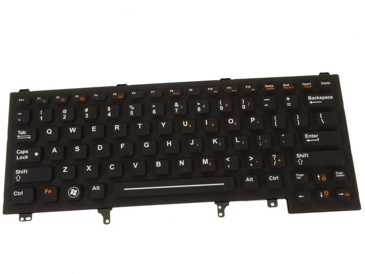 New Dell OEM Latitude E6420 XFR Backlit Rubberized Laptop Keyboard M6TC0