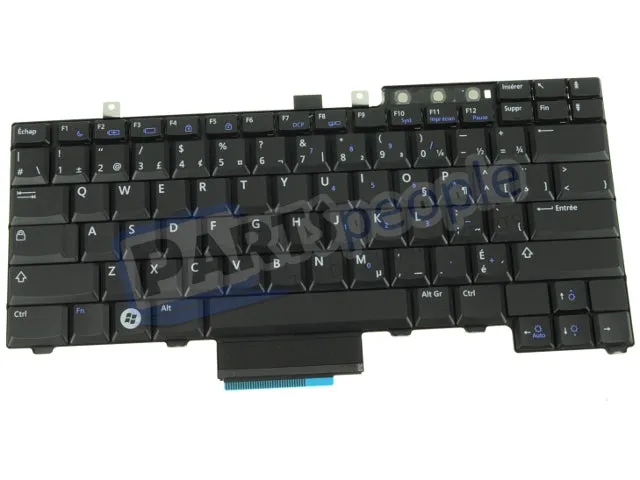 New French Canadian Dell OEM Latitude E5400 E5500 Laptop Keyboard Single Pointing 9V75K