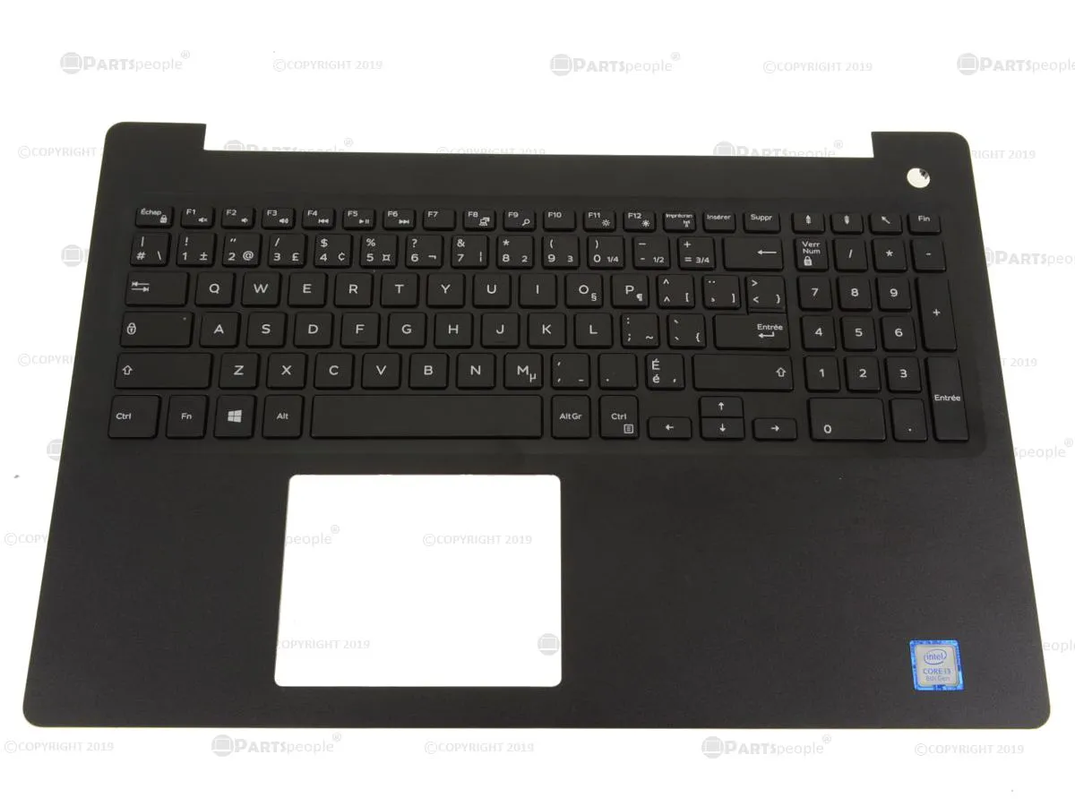 New French English  Dell OEM Latitude 3590 Palmrest French English Keyboard Assembly V5YGX