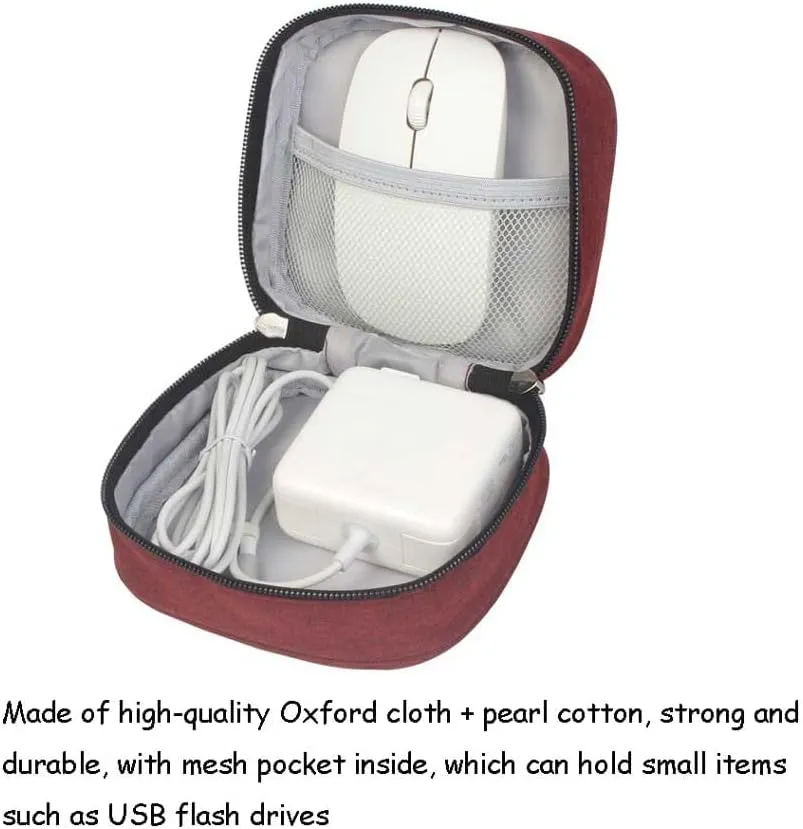NIXNUT Cable Storage Bag,Travel Cable Organiser Bag,Portable Cable Bag,Waterproof Cable Organizer Bag,Small Electronic Accessories Organizer,for Chargers and More