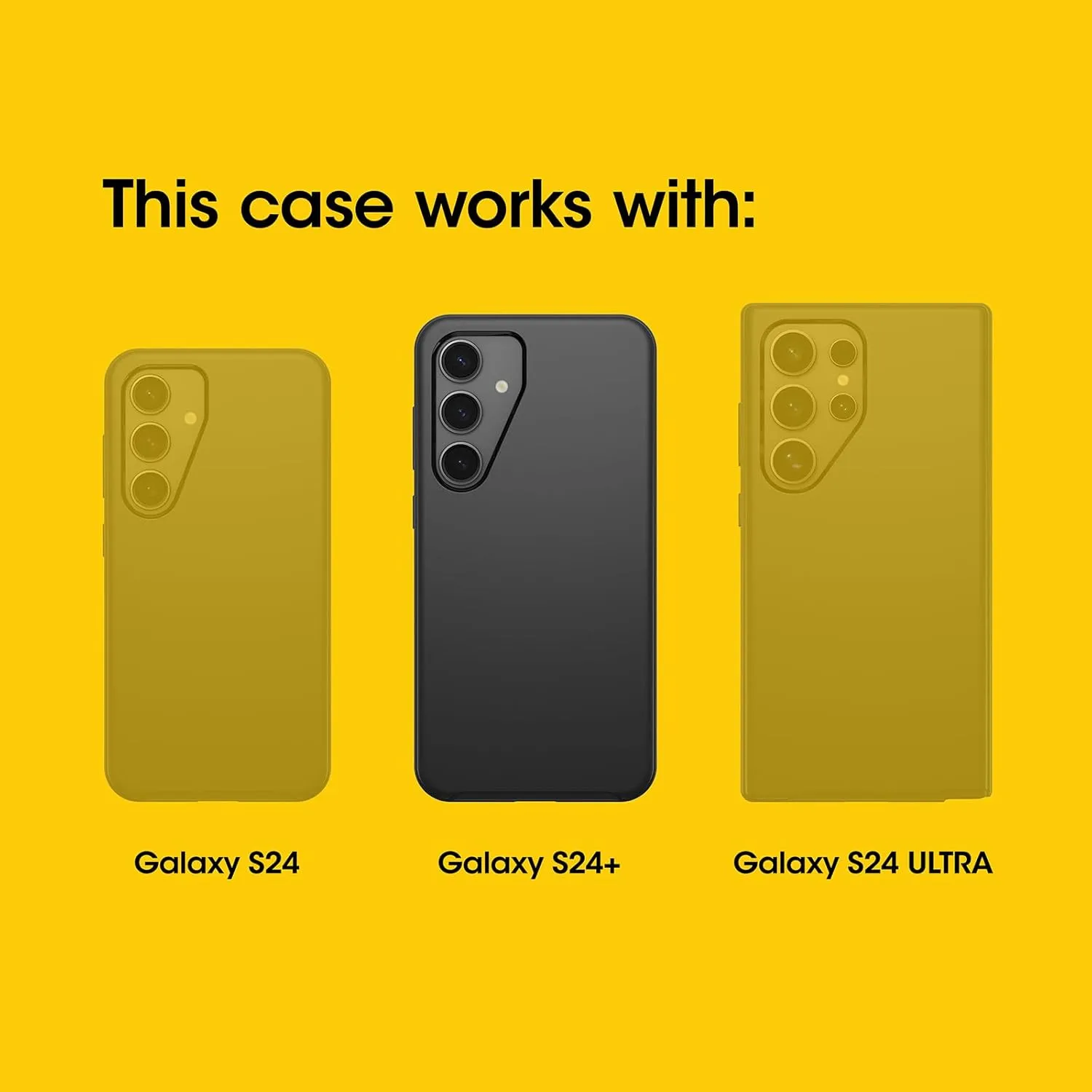 OtterBox Samsung Galaxy S24  Screen Protector Polyarmor - CLEAR, presicion fit, crystal clarity, flawless touch response, easy installation (single unit ships in polybag, ideal for business customers)