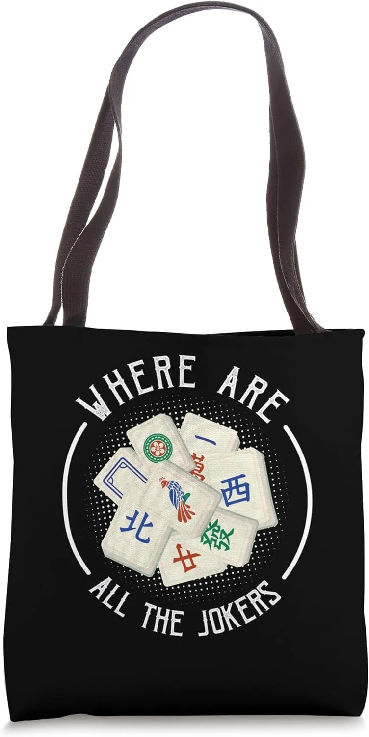 Perfect Mahjong Player Souvenir - Where Are All The Jokers Tote Bag