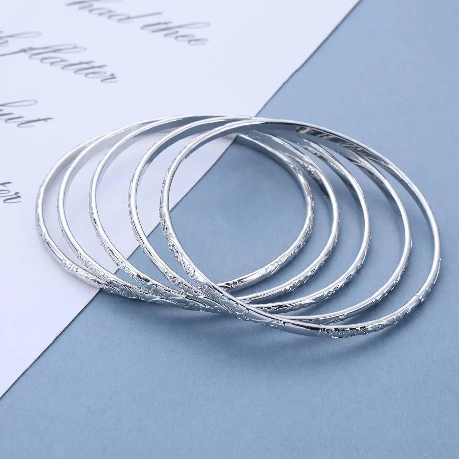 Punk Filled Hammered Bracelet Gold Bangle Bracelet Thin Round Bangle Bracelets Texture Stacking Bracelet Hinged Classic Bracelet Jewelry Set for Women(Gold1)