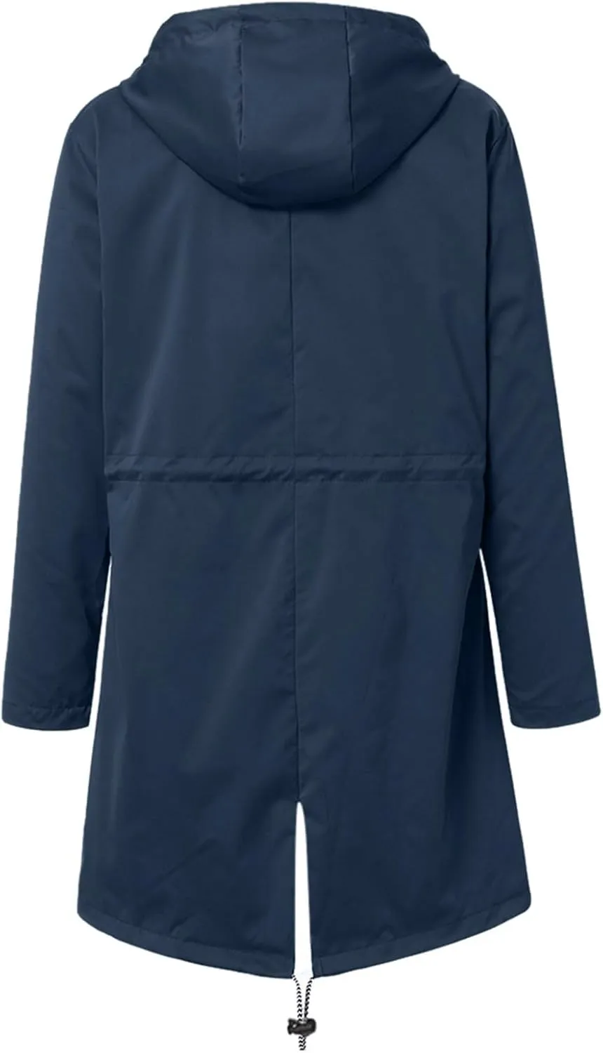 Rain Coats for Women Plus Size Waterproof Hoodie Jacket Windbreaker Lightweight Drawstring Raincoat with Pockets