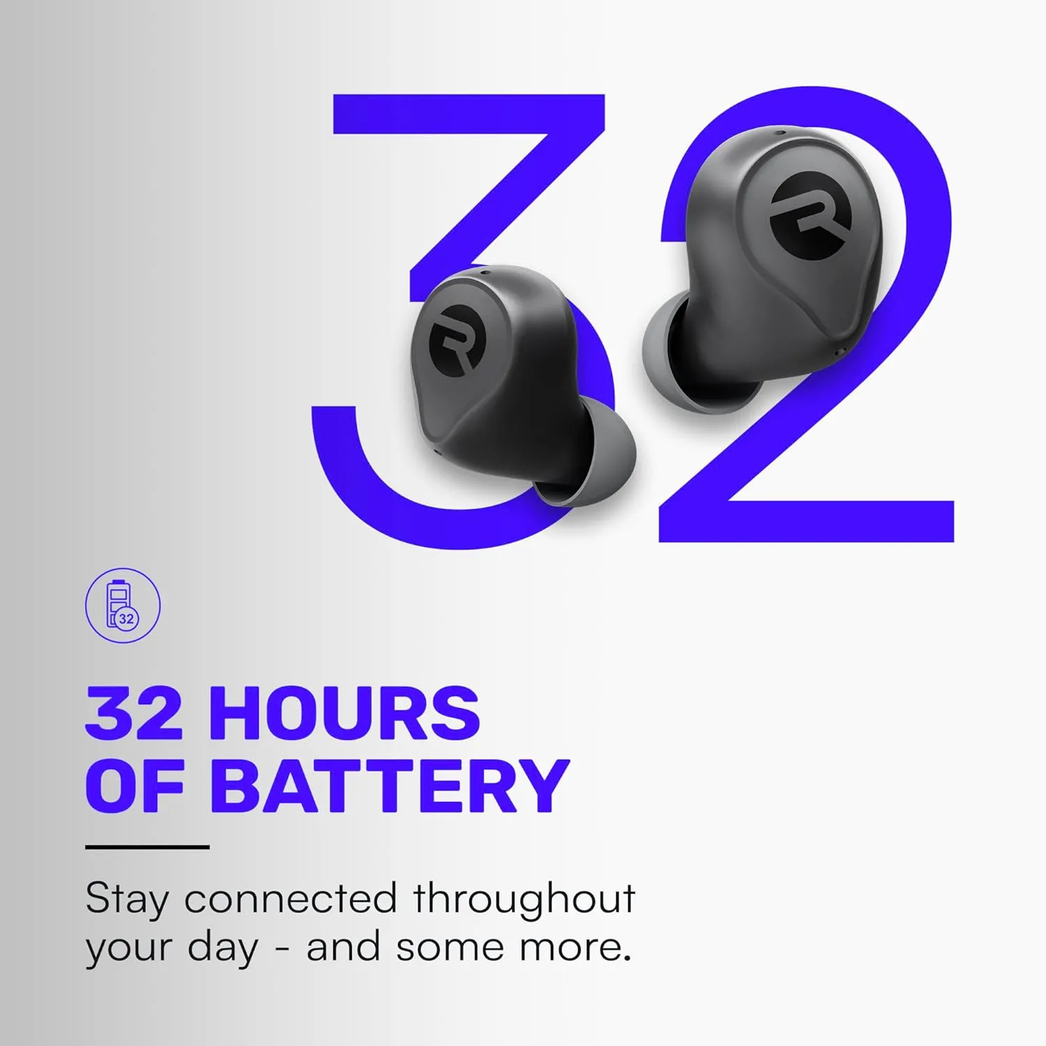 Raycon Everyday Earbuds (2024 Edition) - Bluetooth True Wireless in-Ear Buds with 32 Hours Playtime, Multpoint Technology, Extreme Comfort, and Active Noise Cancellation (Forrest Green)