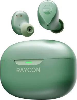Raycon Everyday Earbuds (2024 Edition) - Bluetooth True Wireless in-Ear Buds with 32 Hours Playtime, Multpoint Technology, Extreme Comfort, and Active Noise Cancellation (Forrest Green)
