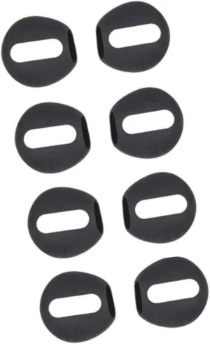 Rayker [Fit in Case] Earbud Covers Replacement for Airpods, Anti-Slip Ultra Slim Ear Tips Earbud Covers for Airpods Headphone, 4 Pairs, Slim, Black
