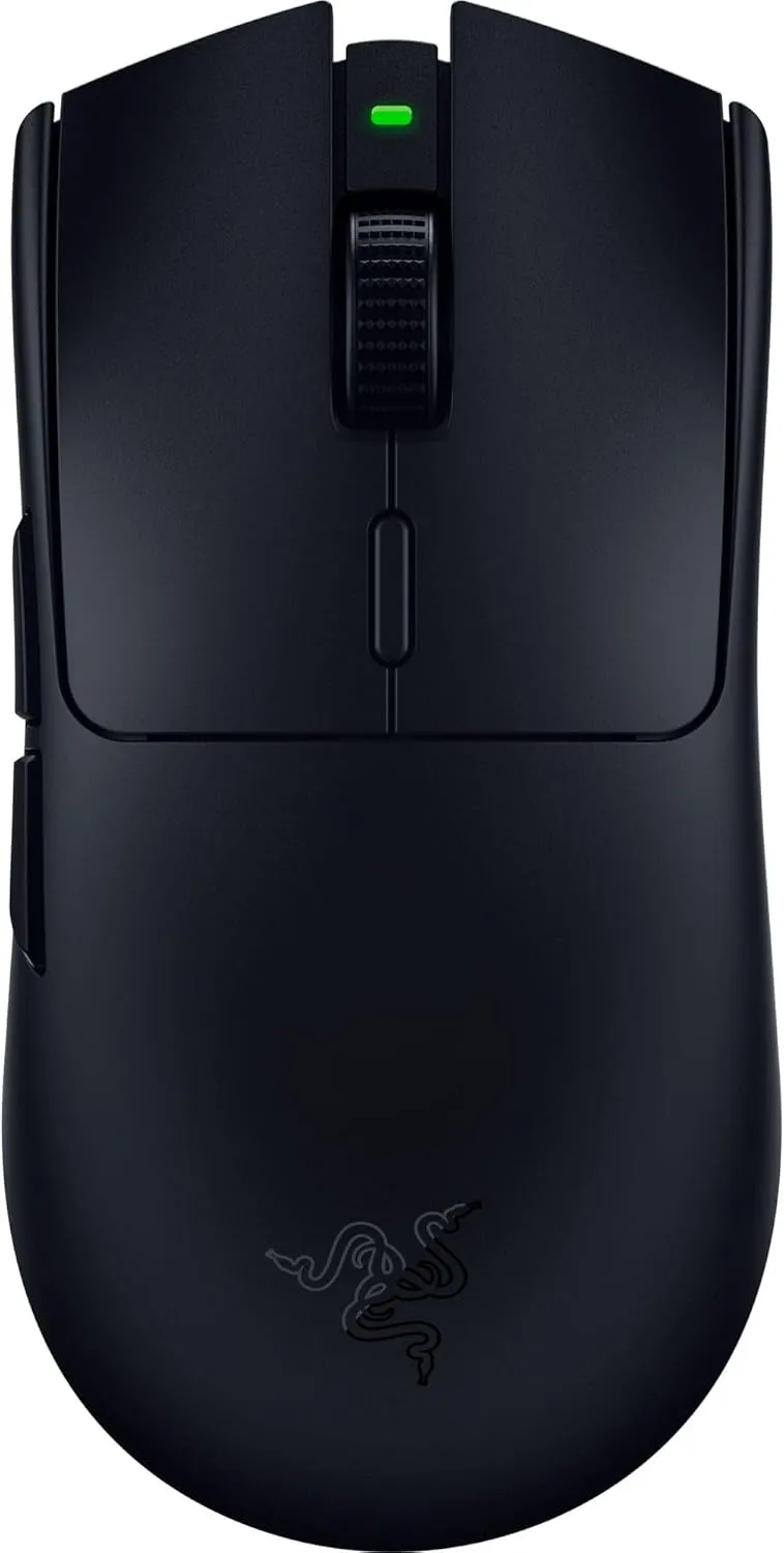 Razer Viper V3 HyperSpeed Wireless Esports Gaming Mouse: 82g Lightweight - Up to 280 Hr Battery - 30K DPI Optical Sensor - Gen-2 Mechanical Switches - 8 Programmable Controls - Classic Black