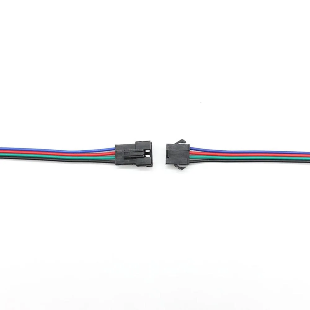 RGB LED Male and Female Power Feeds