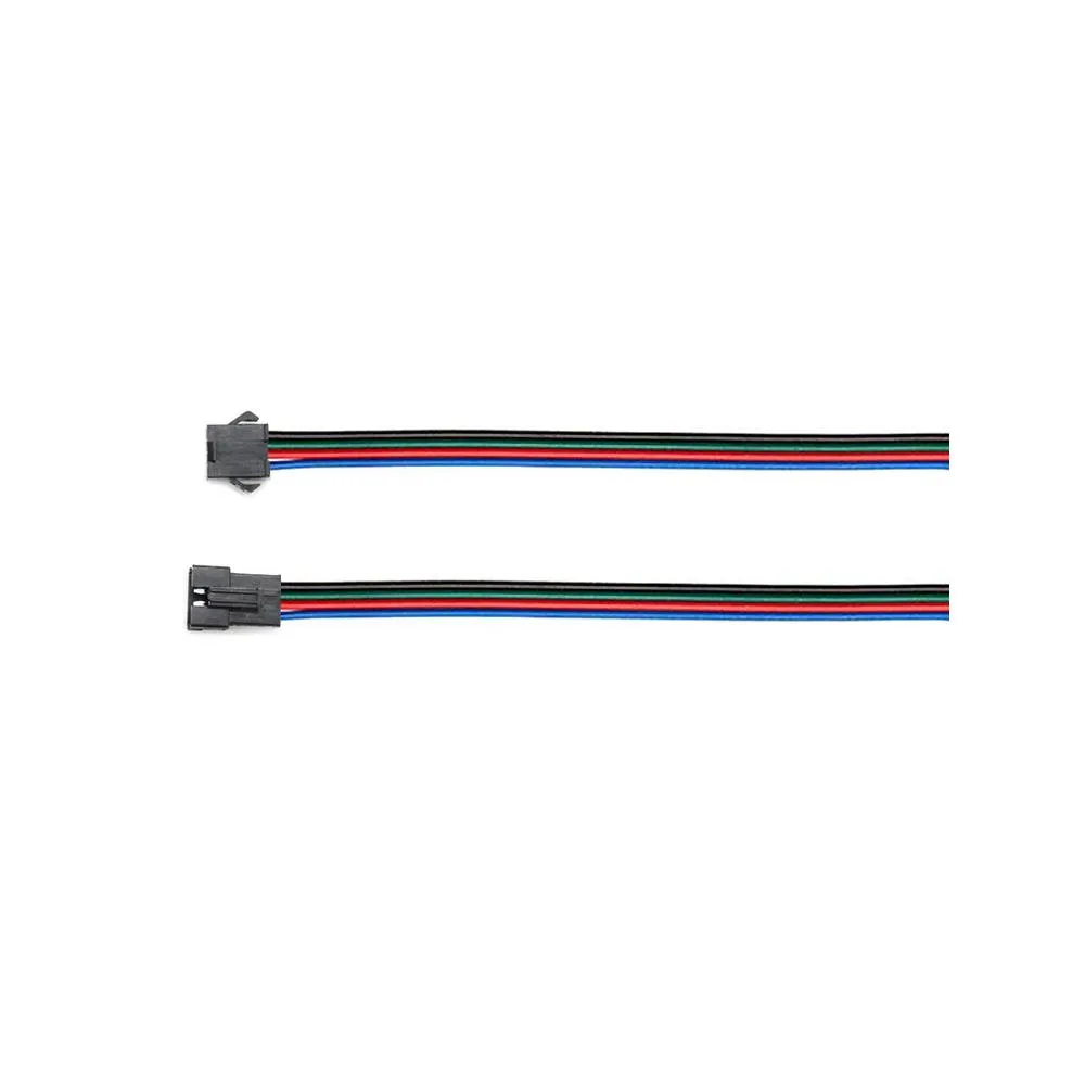 RGB LED Male and Female Power Feeds