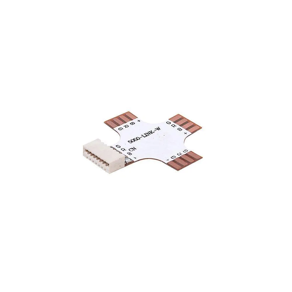 RGB LED Tape Light X-Shape Direct Joiner