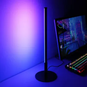 RGB مصباح طاولة الشمال أباجورة غرفة نوم . RGB Table Lamp Nordic Simple Bedroom Lamp LED Table