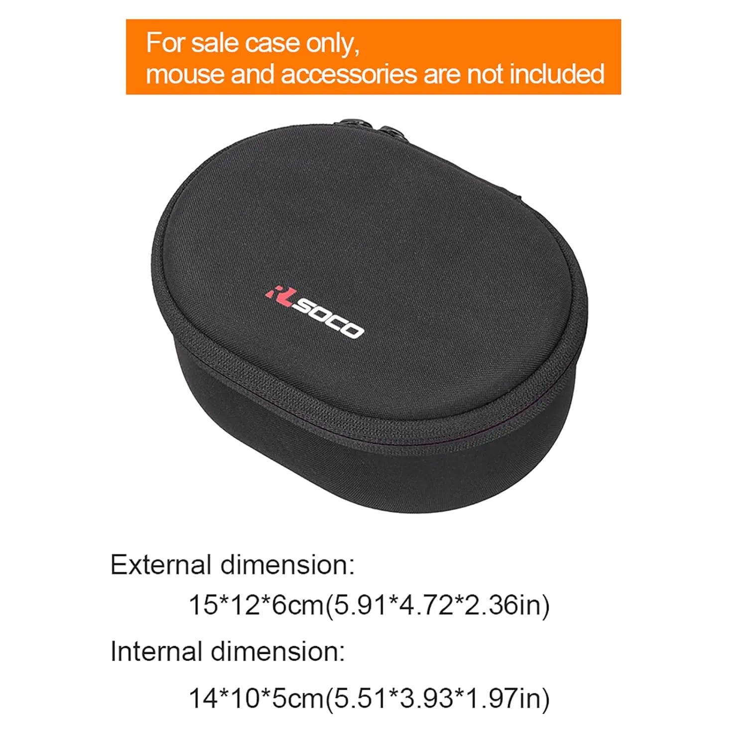 RLSOCO Case for Logitech MX Master 3S/2S/3 & MX Anywhere 3S/2S/3/2 & Works with Logitech M185/M510/M240/M720/M705/M317/M575/M550 L/M330/ERGO M575/M650 L/M650/M550 Wireless Computer Mouse and More