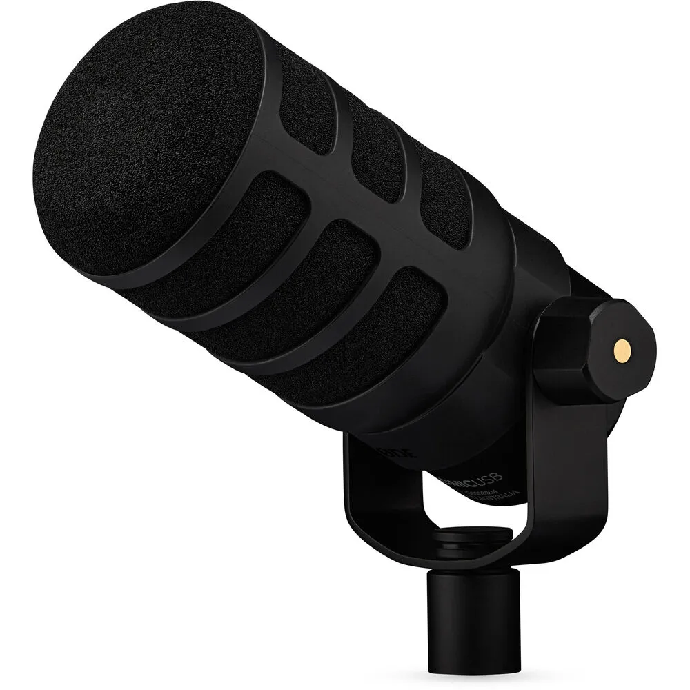 RODE PodMic USB and XLR Dynamic Broadcast Microphone (Black)
