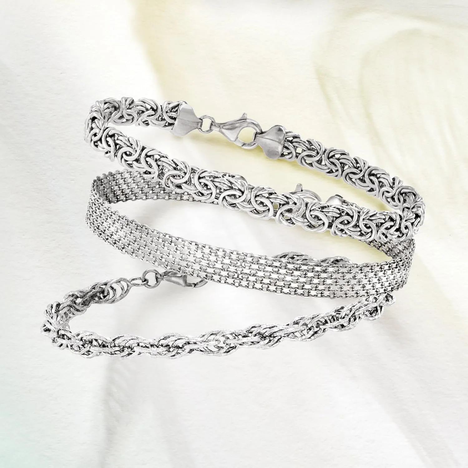 Ross-Simons Jewelry Set: 3 Link Bracelets