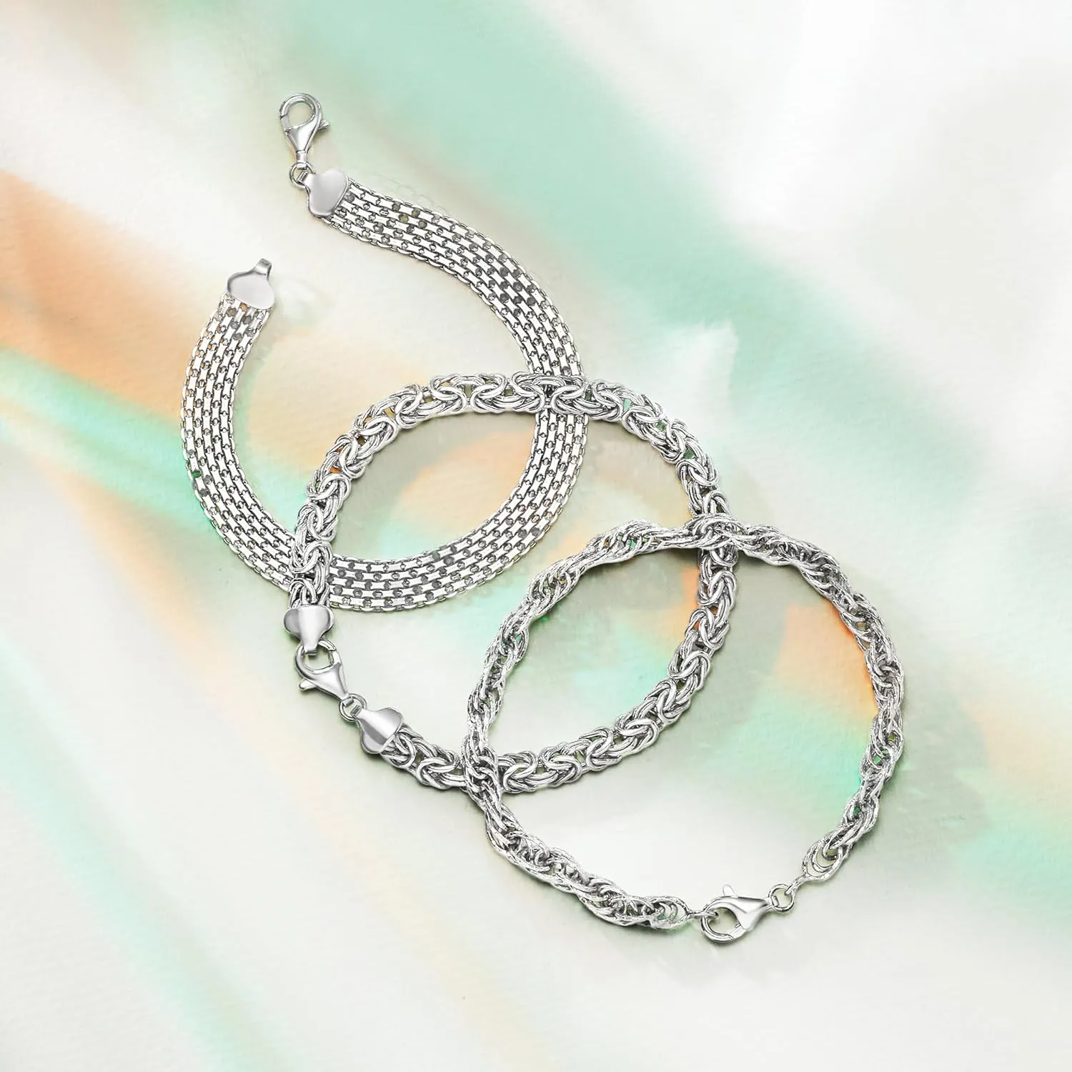 Ross-Simons Jewelry Set: 3 Link Bracelets