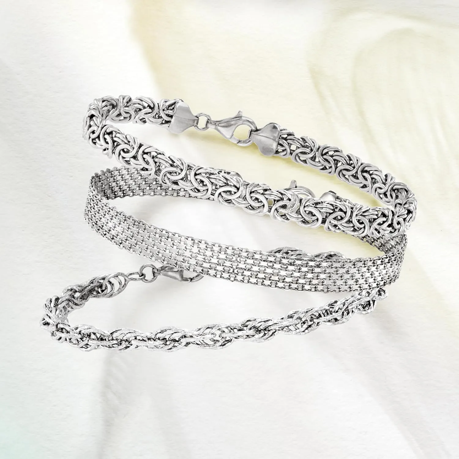 Ross-Simons Jewelry Set: 3 Link Bracelets