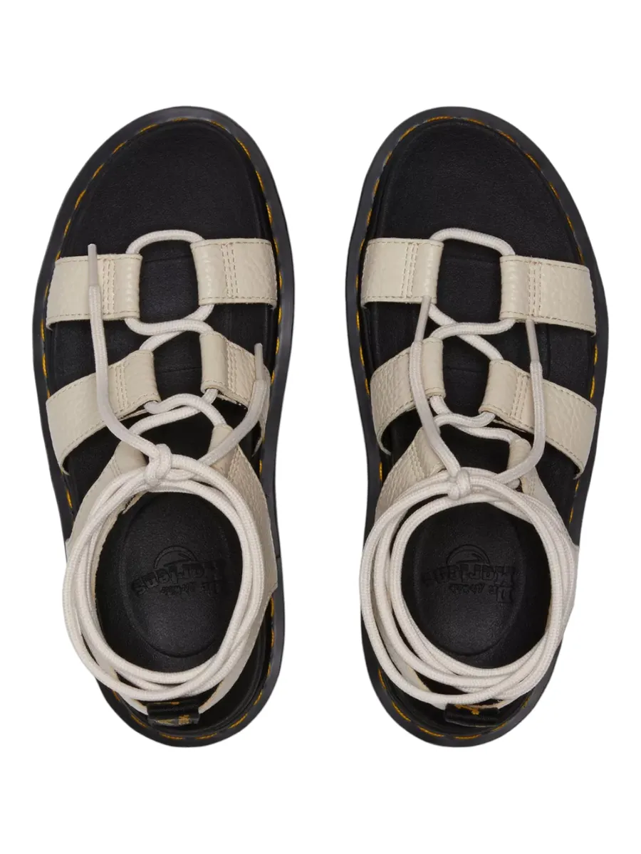 Sandali nartilla in pelle con lacci