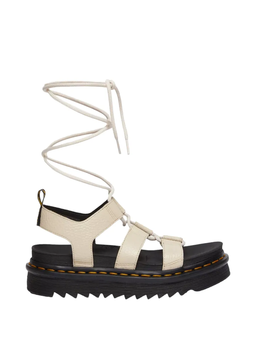 Sandali nartilla in pelle con lacci