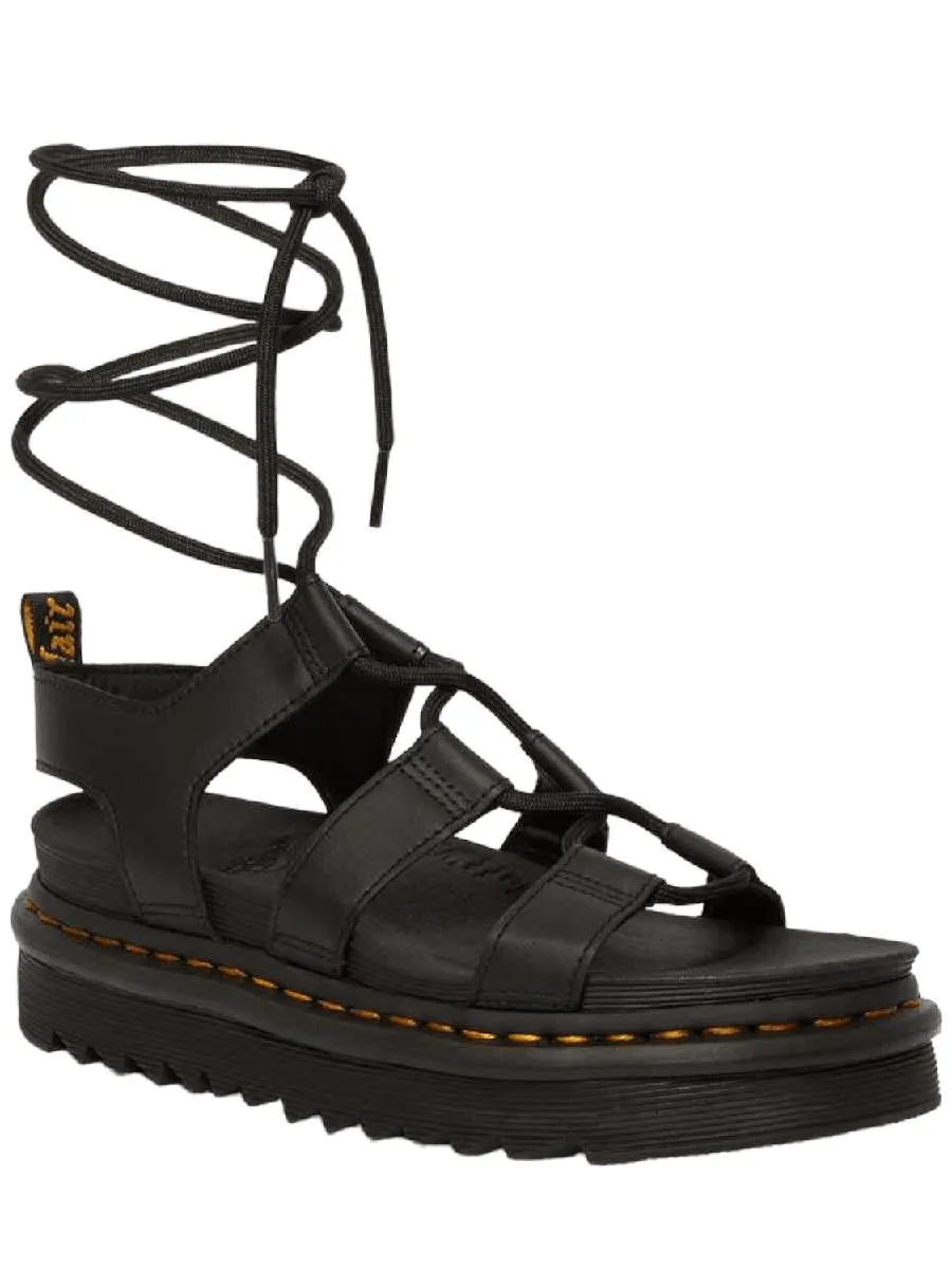 Sandali nartilla in pelle con lacci