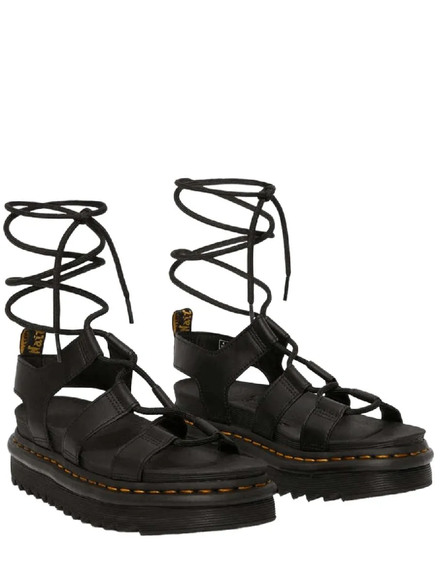 Sandali nartilla in pelle con lacci
