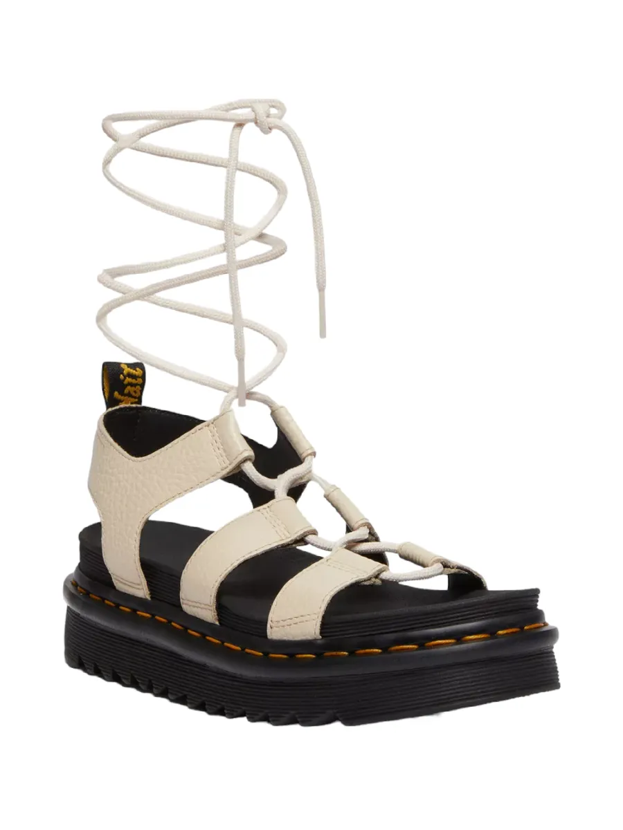 Sandali nartilla in pelle con lacci