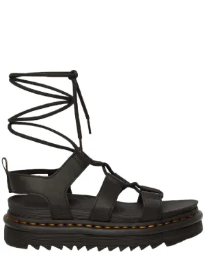 Sandali nartilla in pelle con lacci
