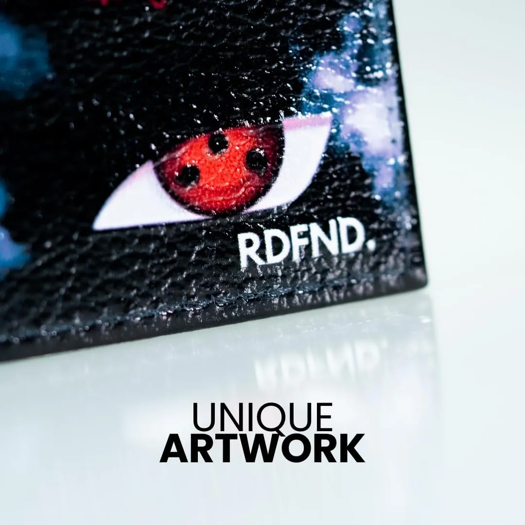 SIMPLYMDRN Brutal - RDFND Minimalist Wallet - Credit Card Holder - Cool Wallet For Men - Faux Leather Thin Wallet - Ultra Slim