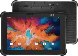 ST11-R2 Rugged Tablet Android 12 IP65 Waterproof Tablet 10.1" IPS, 6000mAh, Octa-Core RK3588, 16GB/512GB, 4G LTE/GPS/NFC, Industrial Outdoor Work PC w/ 13MP 5MP Camera (16GB 512GB)