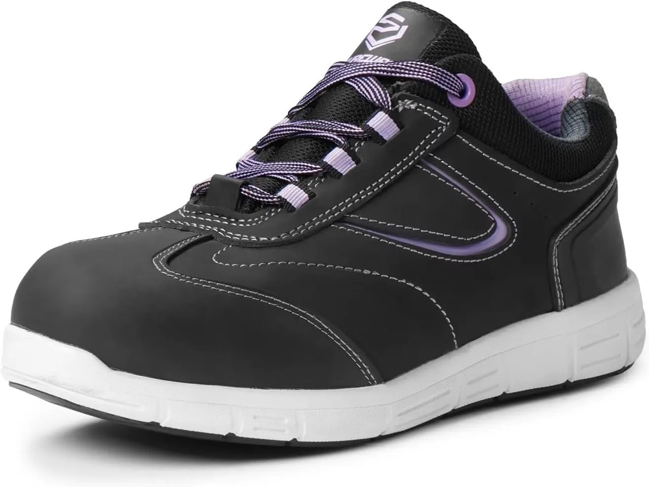 SUREWAY Aluminum Toe Work Shoes for Women,Industrial Safety Boots/Shoes,Comfortable No Rubbing of Feet,Superior Slip Resistant,EH Safety Industrial Construction Boots