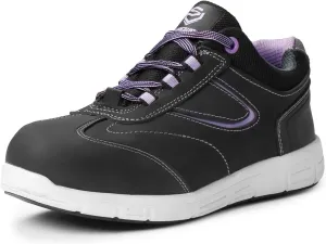 SUREWAY Aluminum Toe Work Shoes for Women,Industrial Safety Boots/Shoes,Comfortable No Rubbing of Feet,Superior Slip Resistant,EH Safety Industrial Construction Boots