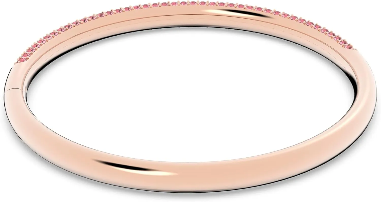 Swarovski Stone Bangle Bracelet Collection, Clear Crystals, Pink Crystals