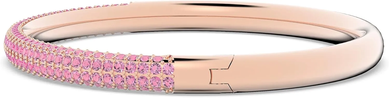 Swarovski Stone Bangle Bracelet Collection, Clear Crystals, Pink Crystals