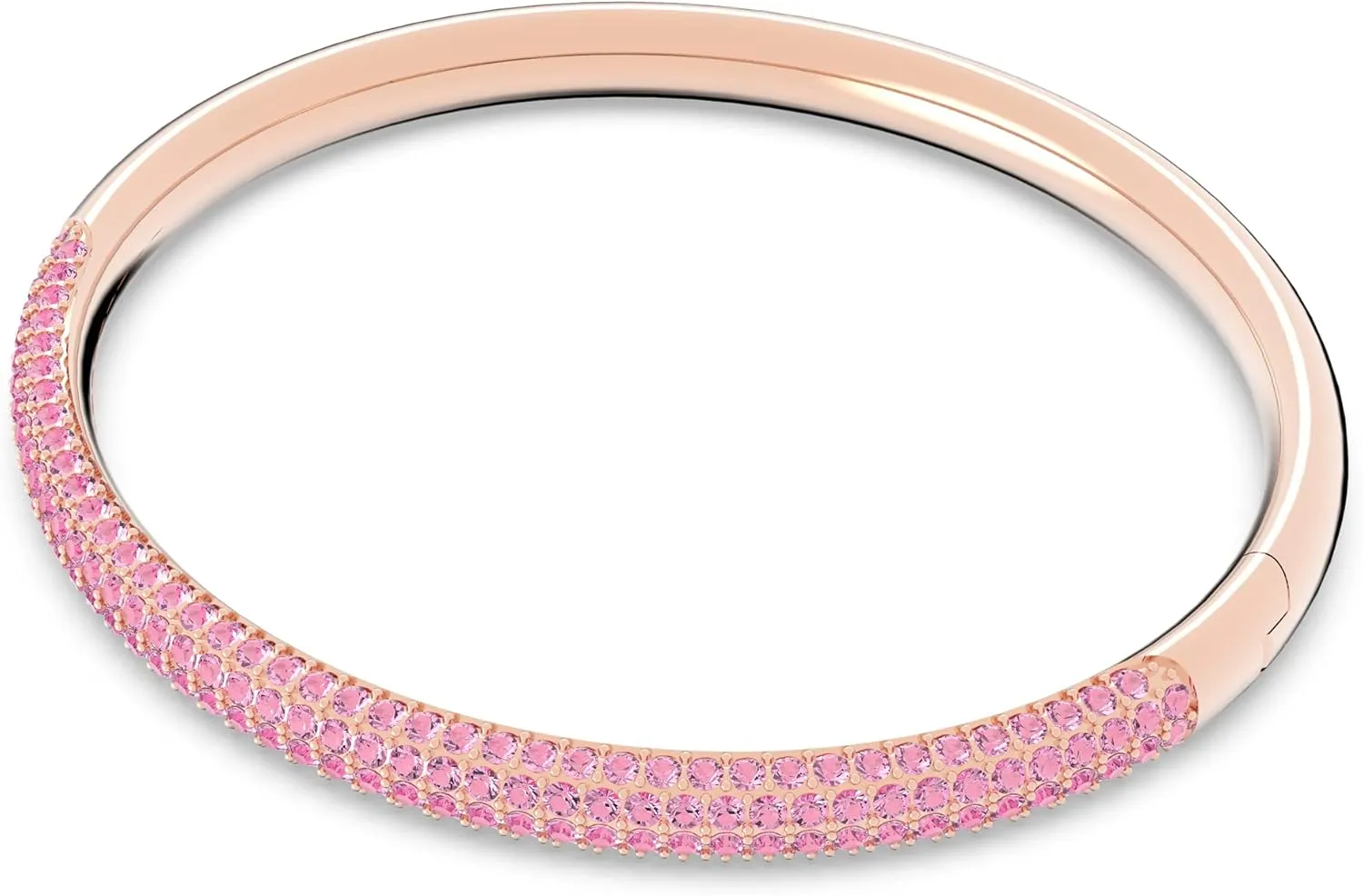 Swarovski Stone Bangle Bracelet Collection, Clear Crystals, Pink Crystals