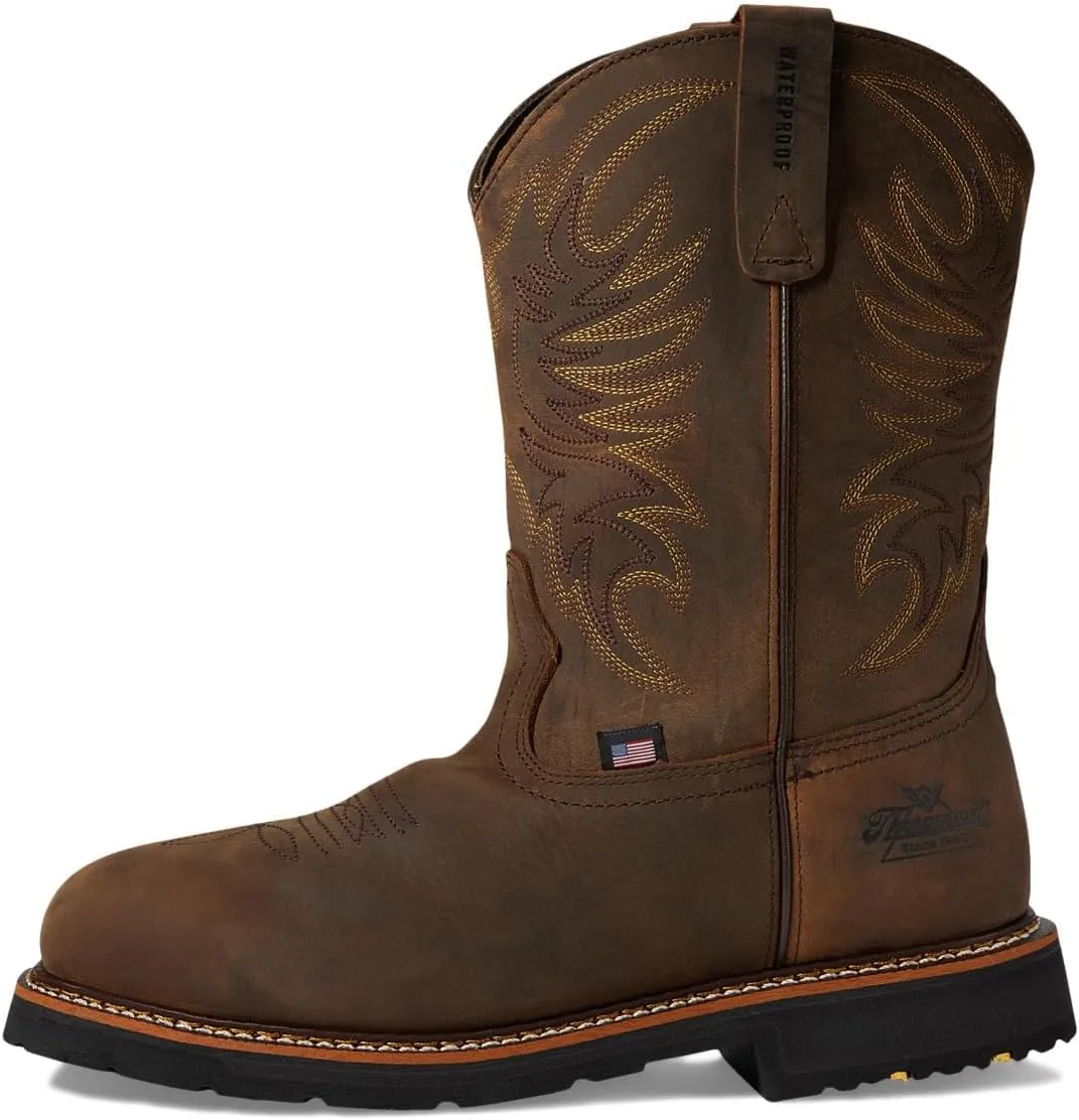 Thorogood Men's Western Work 11" Waterproof Square Toe Western Boot